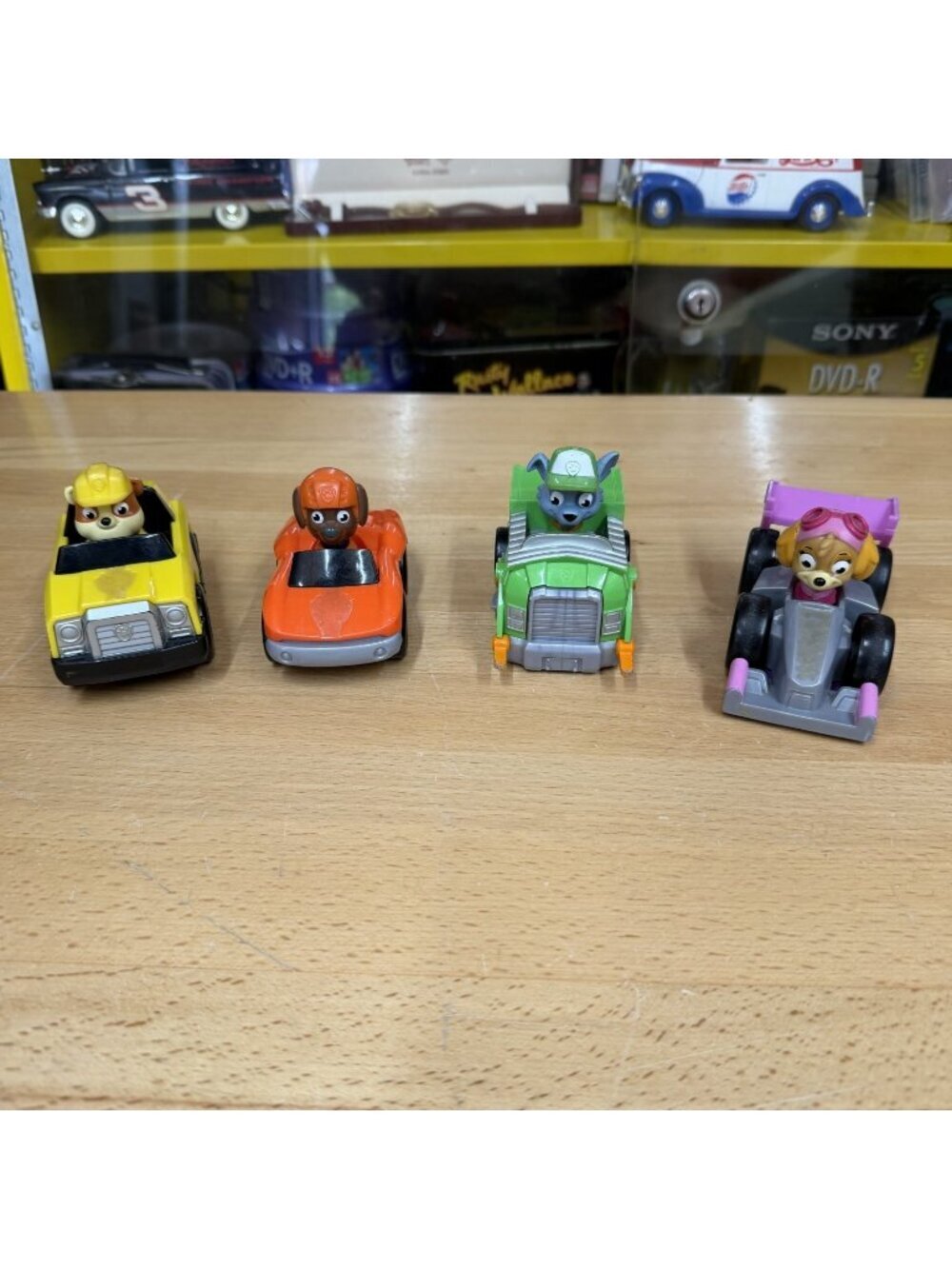Paw Patrol Spin Master Vehicles Rescue Racer Cars Lot of 4 cars READ